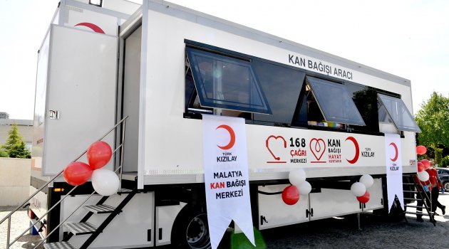 Kızılay'dan Malatya'ya yeni mobil kan bağışı aracı