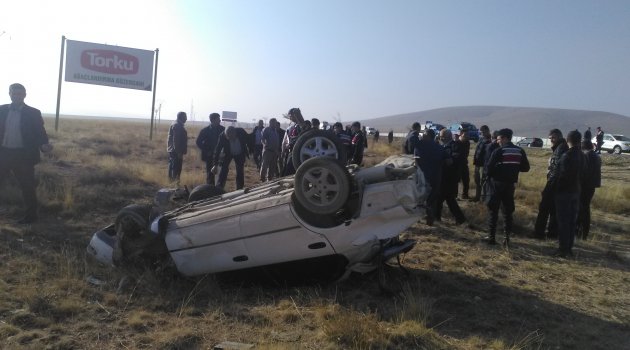 Konya'da iki otomobil çarpıştı: 1 ölü 5 yaralı