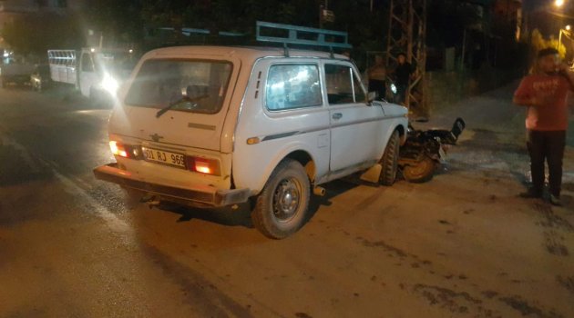 Kozan'da trafik kazası: 1 yaralı