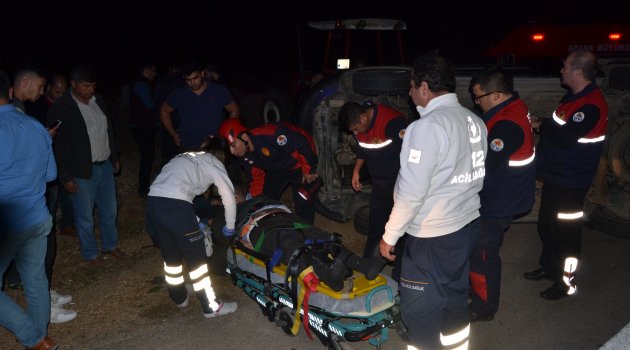 Kozan'da trafik kazası: 3 yaralı