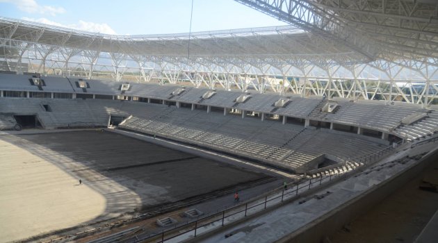 Malatya Arena'da rulo çim serimi bu ay içerisinde yapılacak