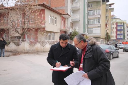 MALATYA BELEDİYESİ NUMARATAJ ÇALIŞMASI YAPIYOR