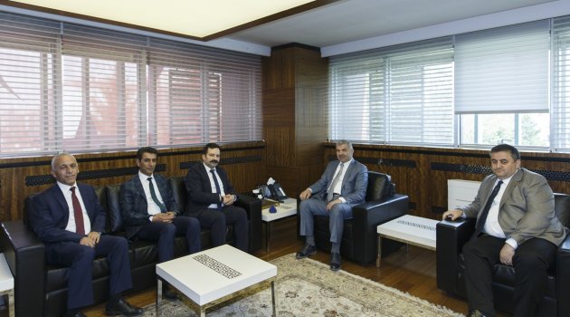 Malatya Büyükşehir Belediyesi Daire Başkanları Başkan Çelik'i ziyaret etti
