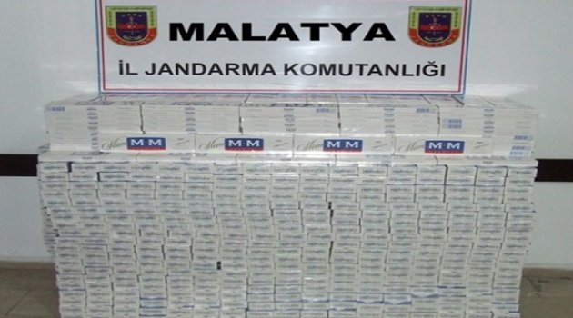 Malatya'da 3 Bin 720 Paket Kaçak Sigara Ele Geçirildi
