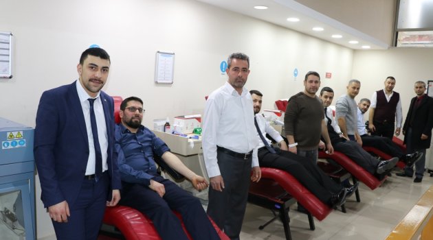 Malatya'da kan bağışına destek