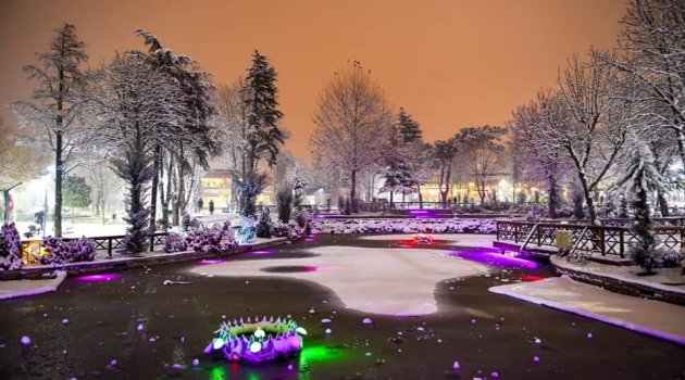 Malatya'da kar manzaraları