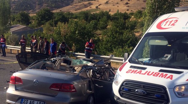 Malatya yolunda kaza: 3 ölü, 1 yaralı