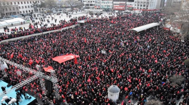 Malatya Teröre Karşı Tek Yürek Oldu