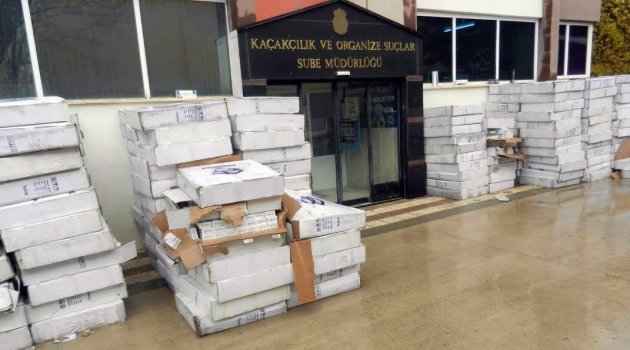 Malatya'da 194 Bin Paket Kaçak Sigara Ele Geçirildi