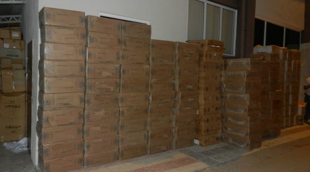 Malatya'da 71 Bin Paket Kaçak Sigara Ele Geçirildi