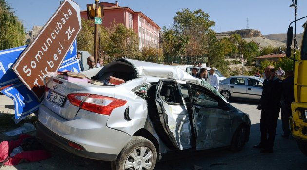 Malatya'da feci kaza: 4 yaralı