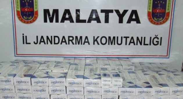 Malatya'da Kaçak Sigara Operasyonu
