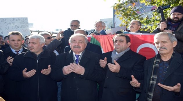 Malatya'da Kudüs tepkisi
