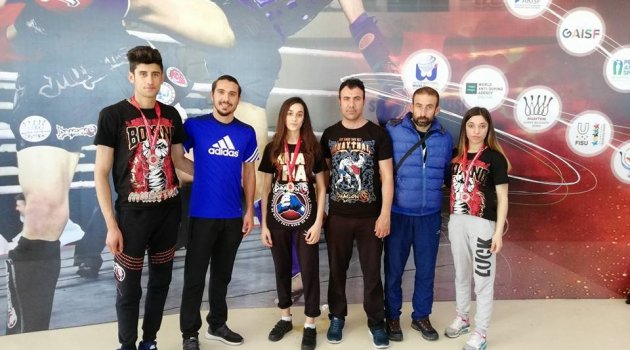 Malatyalı sporcu Muay Thai'de Türkiye şampiyonu oldu