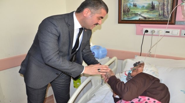 MHP'den hastalara morel ziyareti