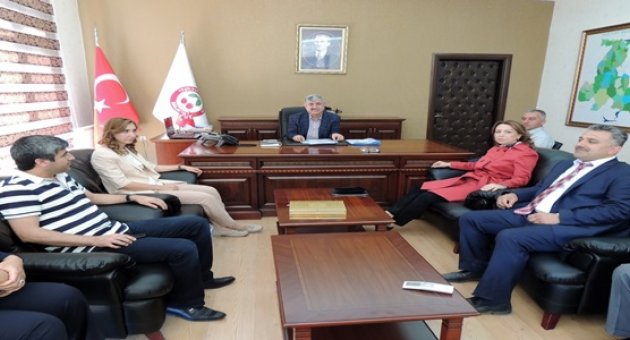 ÇALIK BAŞKAN POLAT'I ZİYARET ETTİ