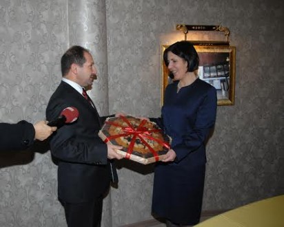 Öz; KKTC Meclisi Başkanı Siber'i ve Beraberindeki Heyeti Ağırladı
