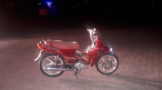 Motosiklet hırsızı yakayı ele verdi
