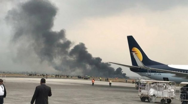 Nepal'de yolcu uçağı düştü! 38 ölü