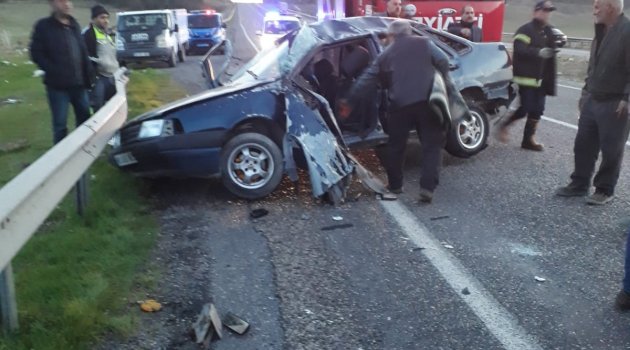 Nurdağı'nda kaza: 2 yaralı