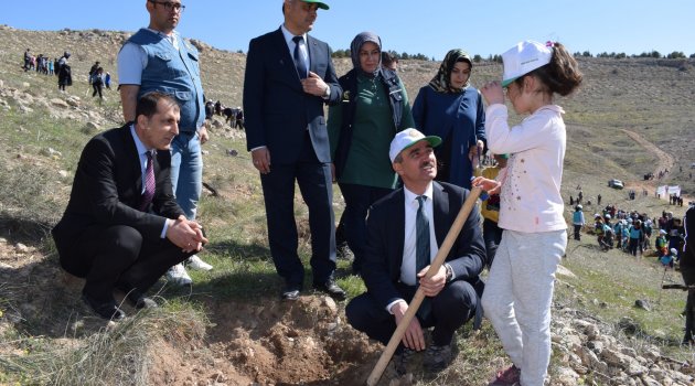 Fidanlar toprakla buluştu