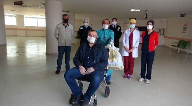 Korona virüsü yendi taburcu oldu!