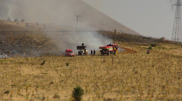Orman yangını güçlükle söndürüldü