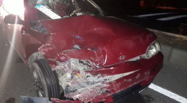 Otomobiller çarpıştı: 4 yaralı
