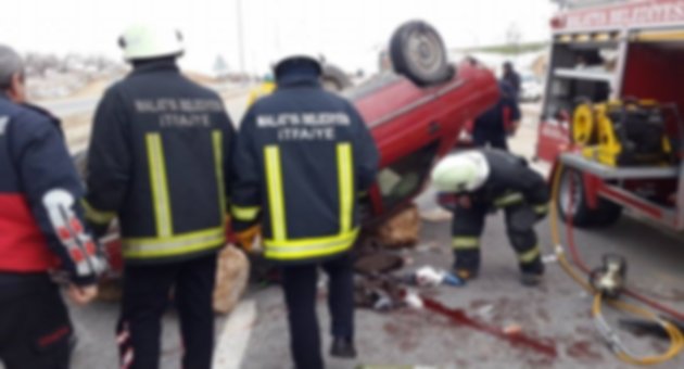 Otomobil Takla Attı: 1 Yaralı