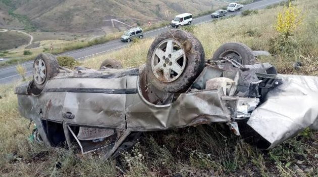 Pütürge'de feci kaza : 1 ölü 4 yaralı