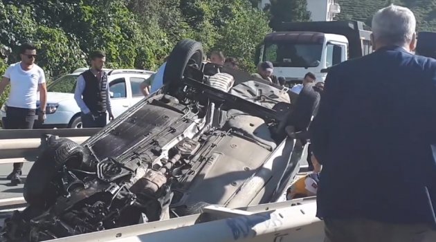 Rize'de trafik kazası: 1 ölü, 2 yaralı