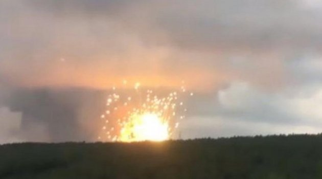 Rusya'da mühimmat deposunda patlama: 10 yaralı