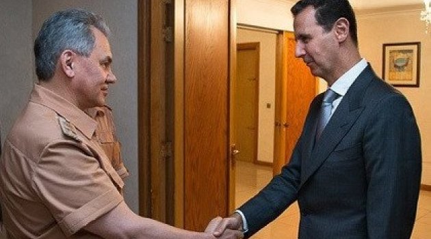 Rusya Savunma Bakanı Şoygu, Esad'la görüştü