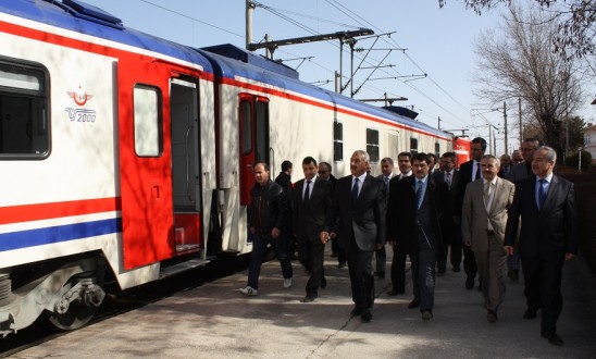 ŞAHİN TCDD 5. BÖLGE MÜDÜRLÜĞÜ'NDE İNCELEMELERDE BULUNDU