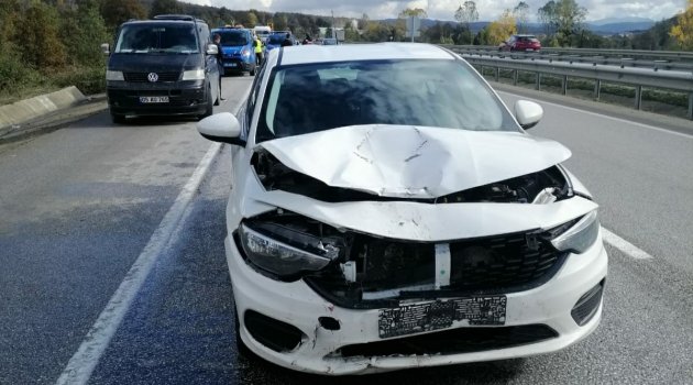 Samsun'da otomobil motosiklete çarptı: 1 ölü
