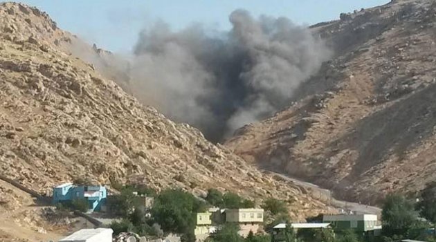 Silvan'da askeri aracın geçişi sırasında patlama
