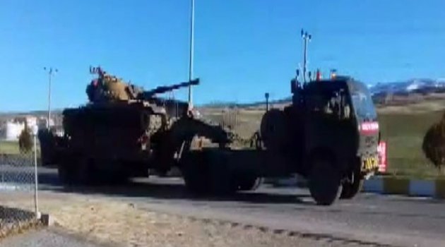 Malatya'dan sınıra tank sevkiyatı