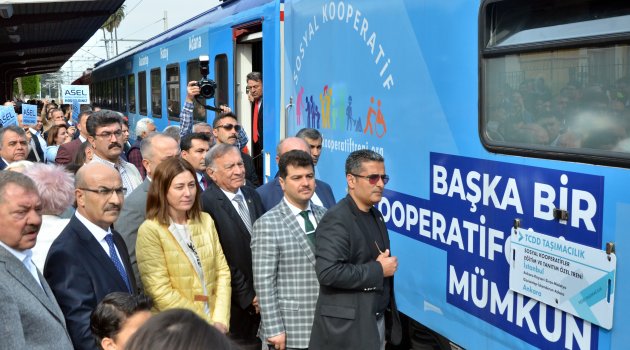 Sosyal Kooperatif Eğitim Treni Adana'da