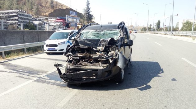 Sungurlu'da trafik kazası : 1 yaralı