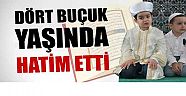 4,5 Yaşında Kur'an'ı Hatmetti