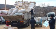 69 ton kaba yem depremzede çiftçilere verildi