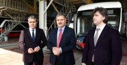 Çakır, Trambüs Bakım İstasyonu'nu Gezdi