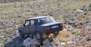 Otomobil Kayalıklara Uçtu
