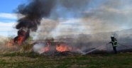 Akçadağ'da Yangın