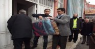  Suriyelilere 2 bin adet battaniye dağıtıldı