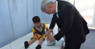 Başkan Polat, Sünnet Olan Çocukları Ziyaret Etti