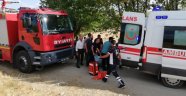 Su kuyusuna düşen şahıs yaralandı