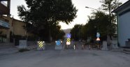 Akçadağ girişine beton bariyer!