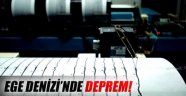 Ege Denizi'nde deprem