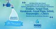 7 mahallede su kesintisi yaşanacak